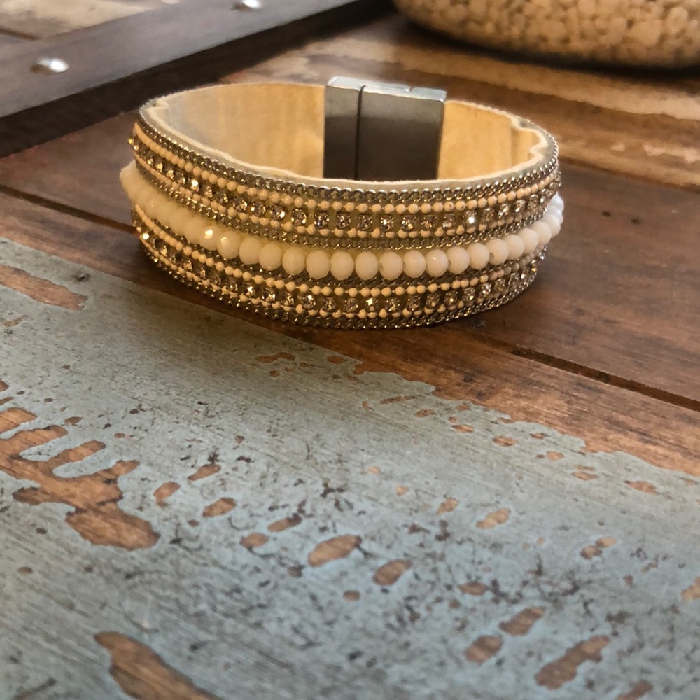 White bracelet